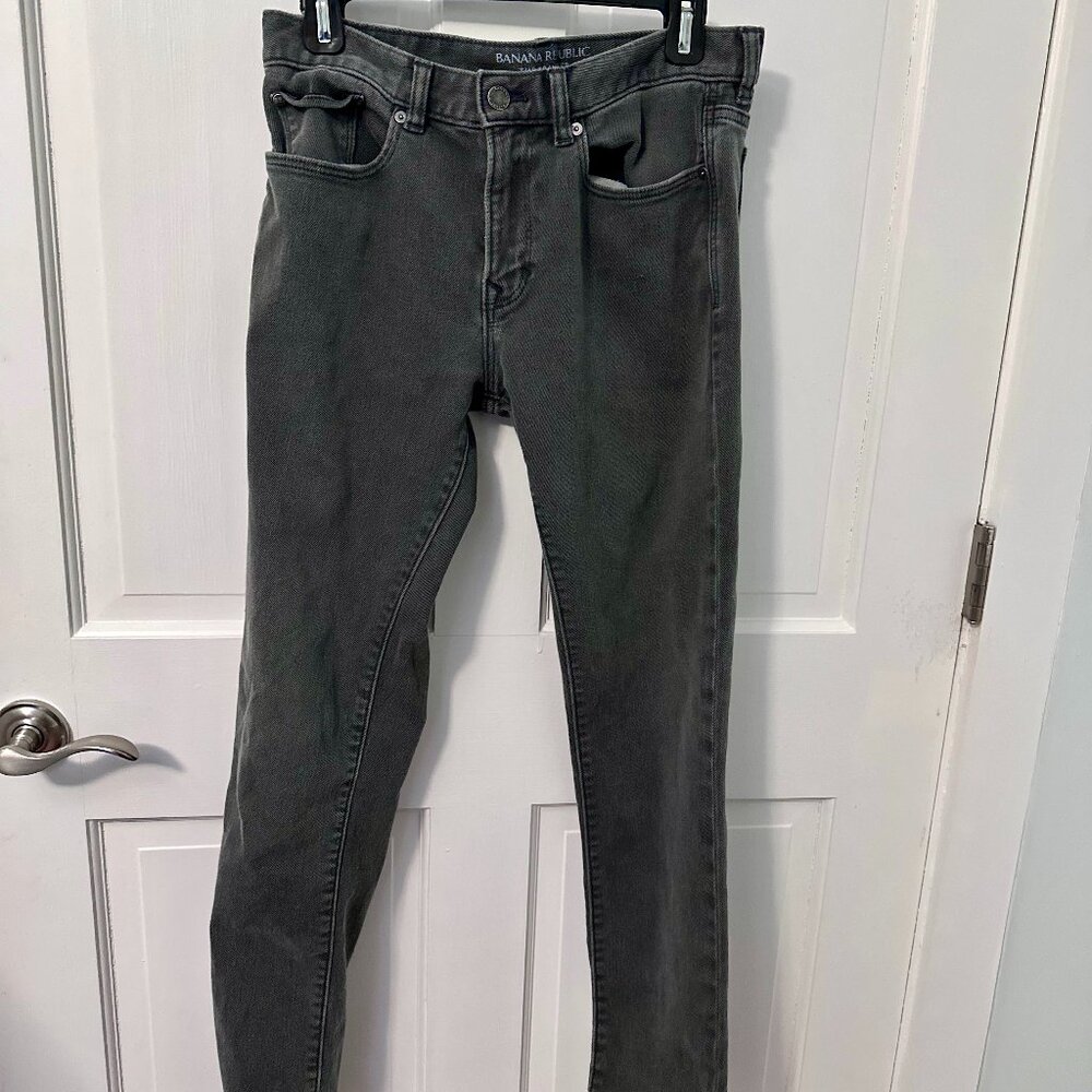Men's Slim, Dark Gray Banana Republic Jeans